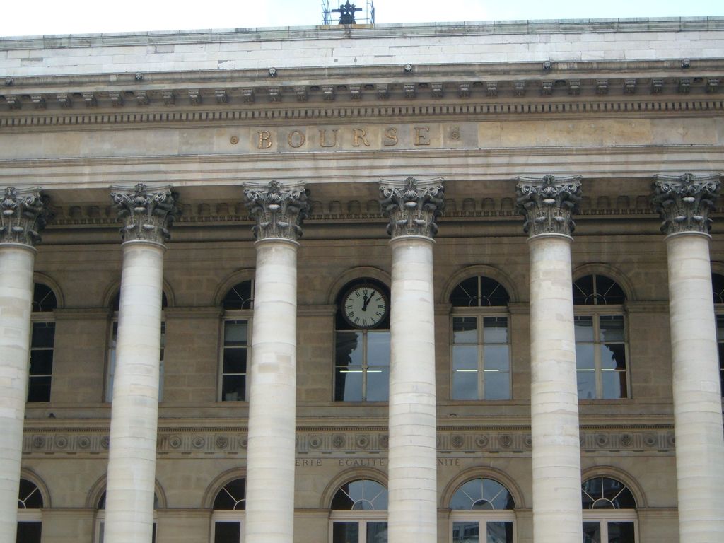 Bâtiment de la Bourse à Paris